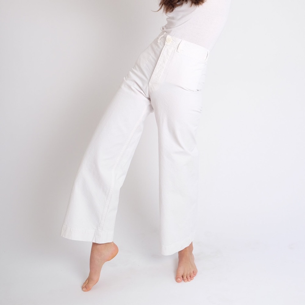 Jesse Kamm Sailor Pants salt white